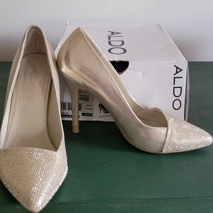 ALDO Women's Gold Heels
